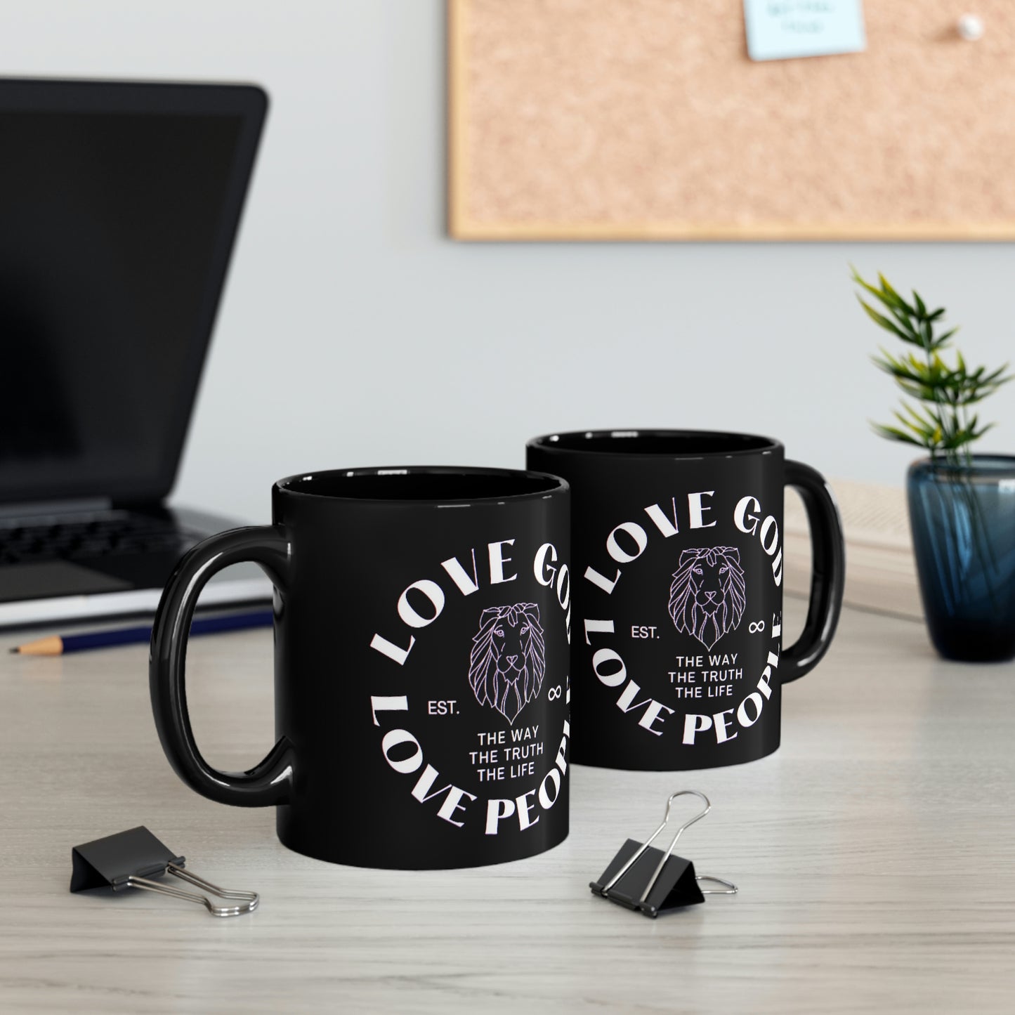Black mug 11oz