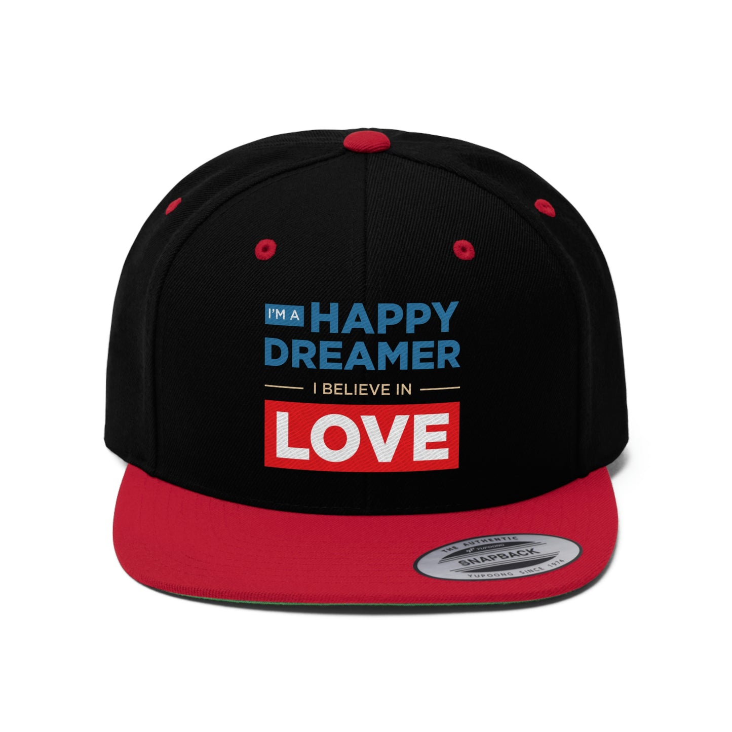 Unisex Flat Bill Hat