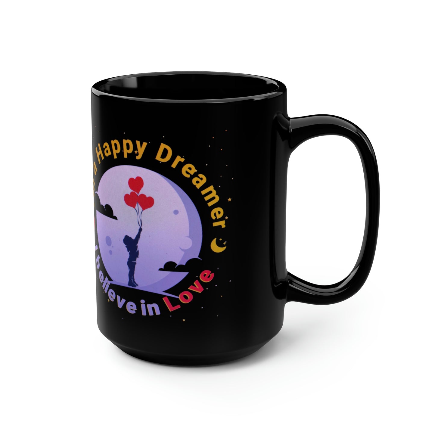 Black Mug, 15oz