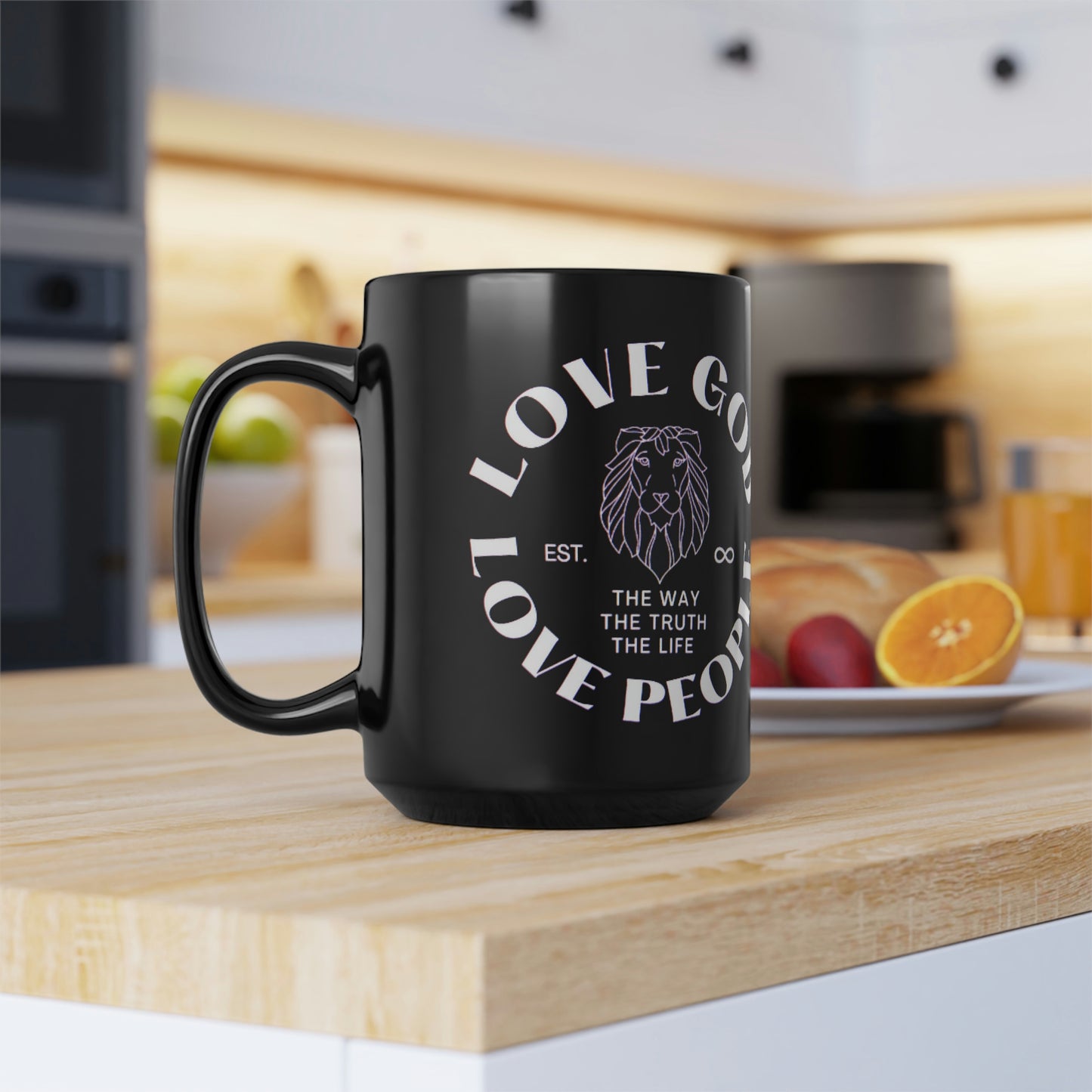 Black Mug, 15oz