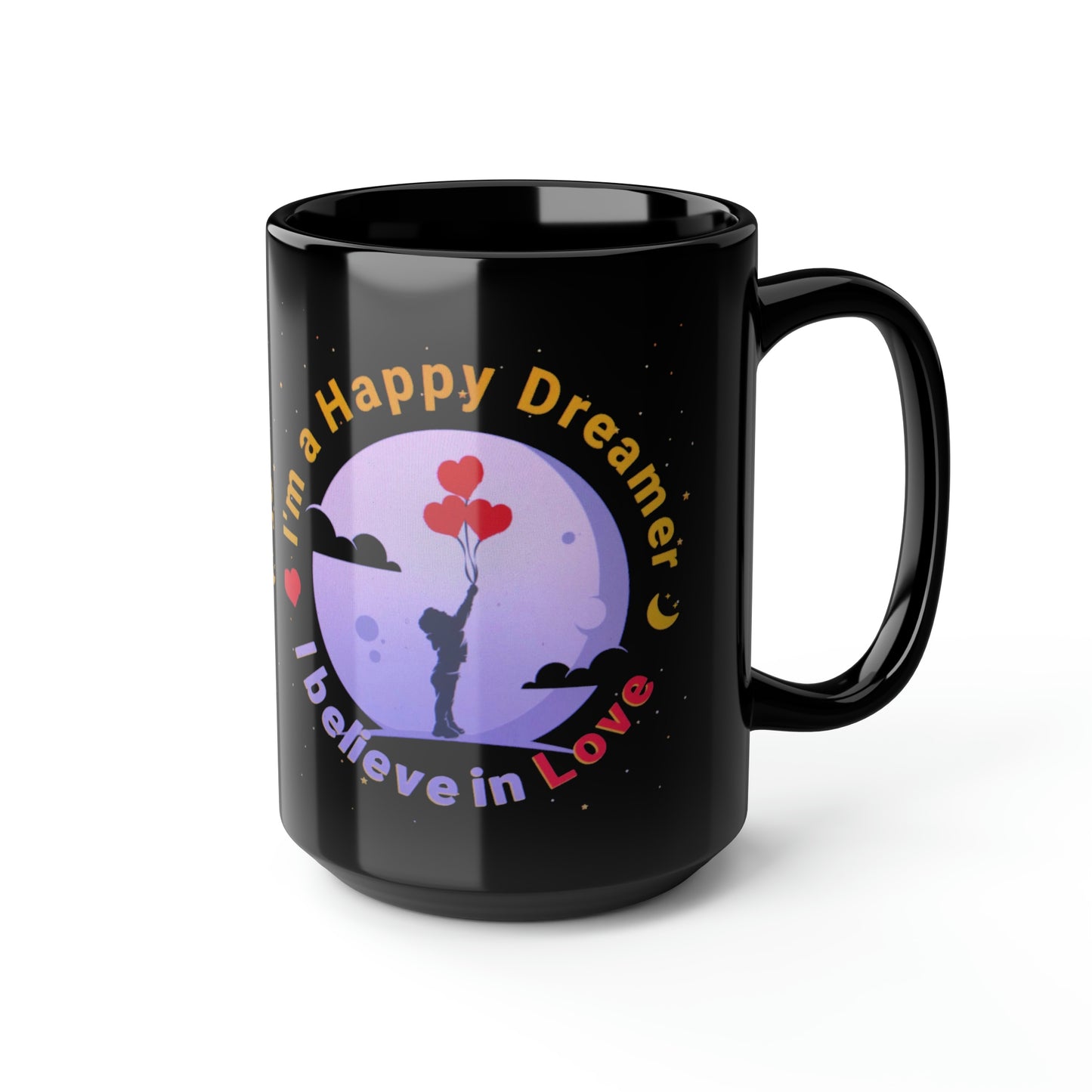 Black Mug, 15oz
