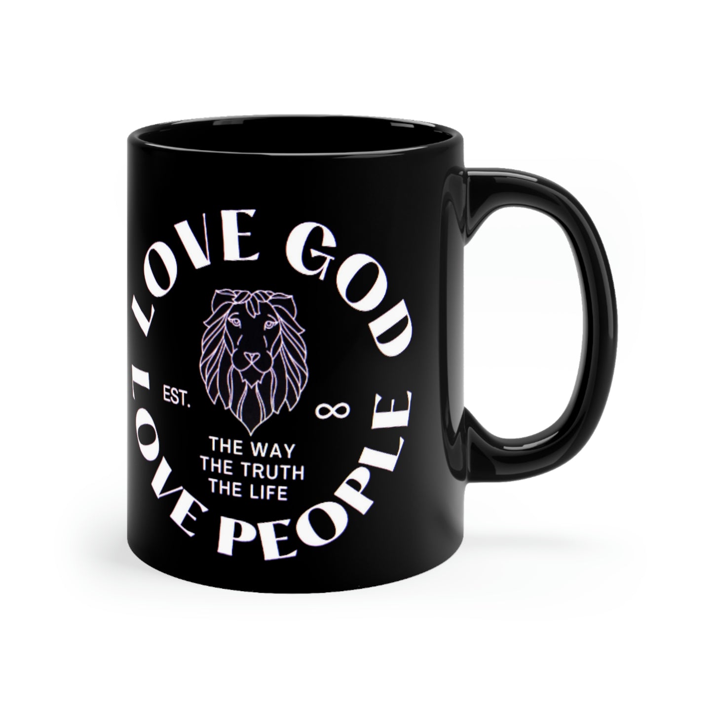 Black mug 11oz