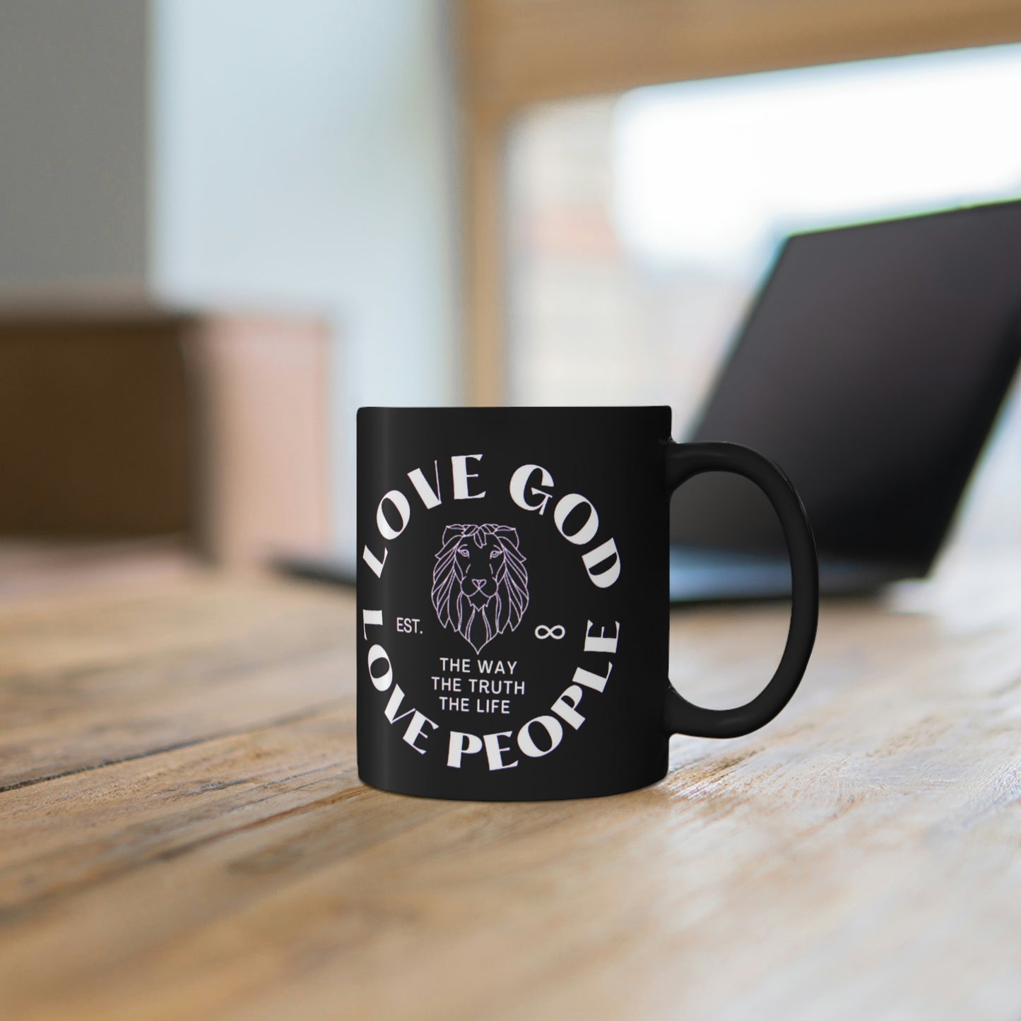 Black mug 11oz