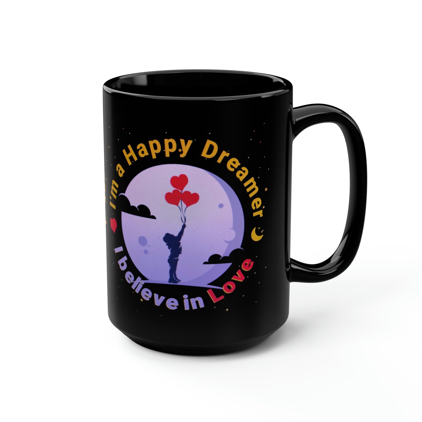 Black Mug, 15oz