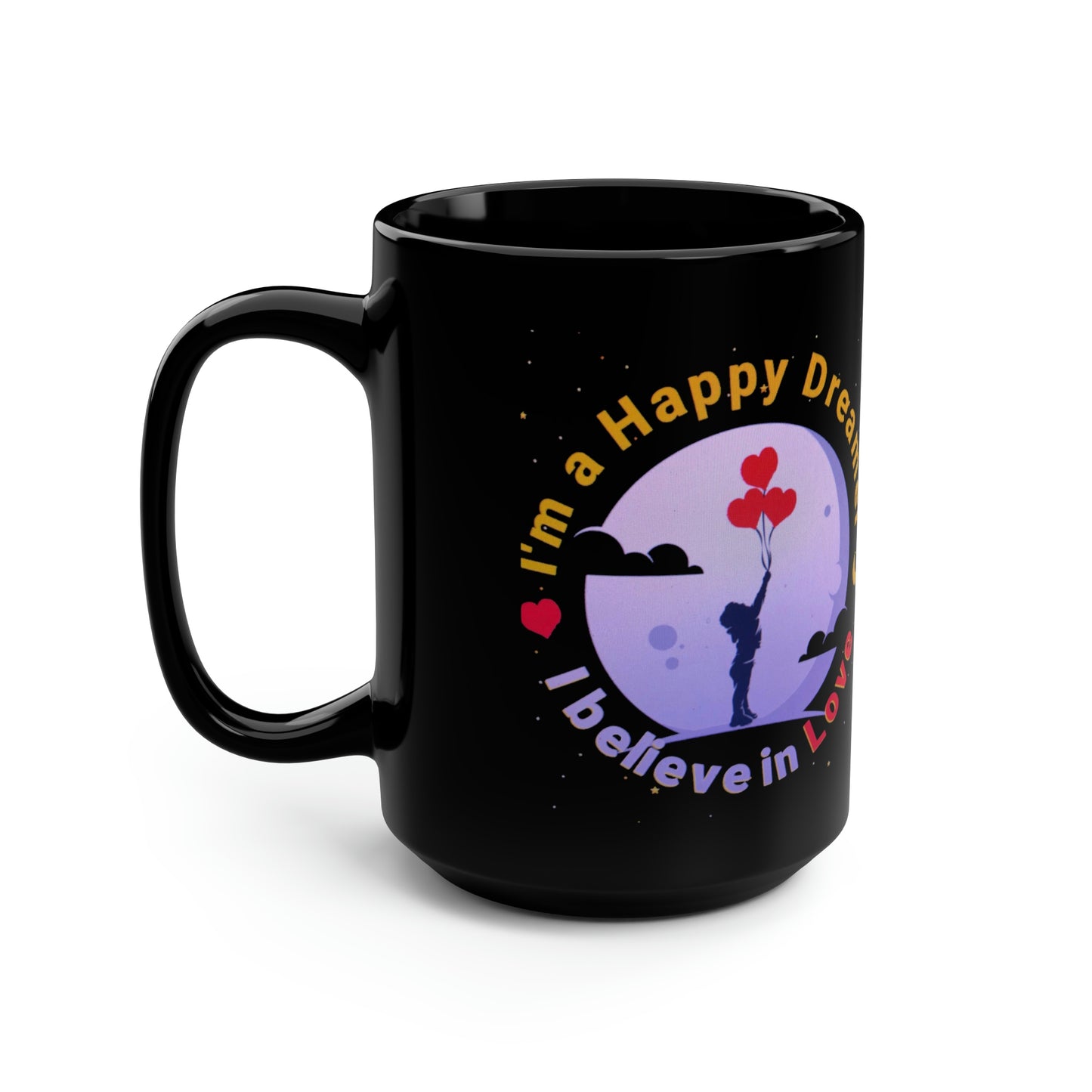 Black Mug, 15oz