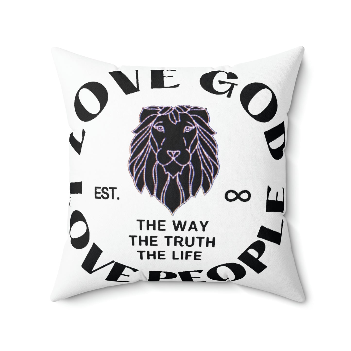 Spun Polyester Square Pillow Case