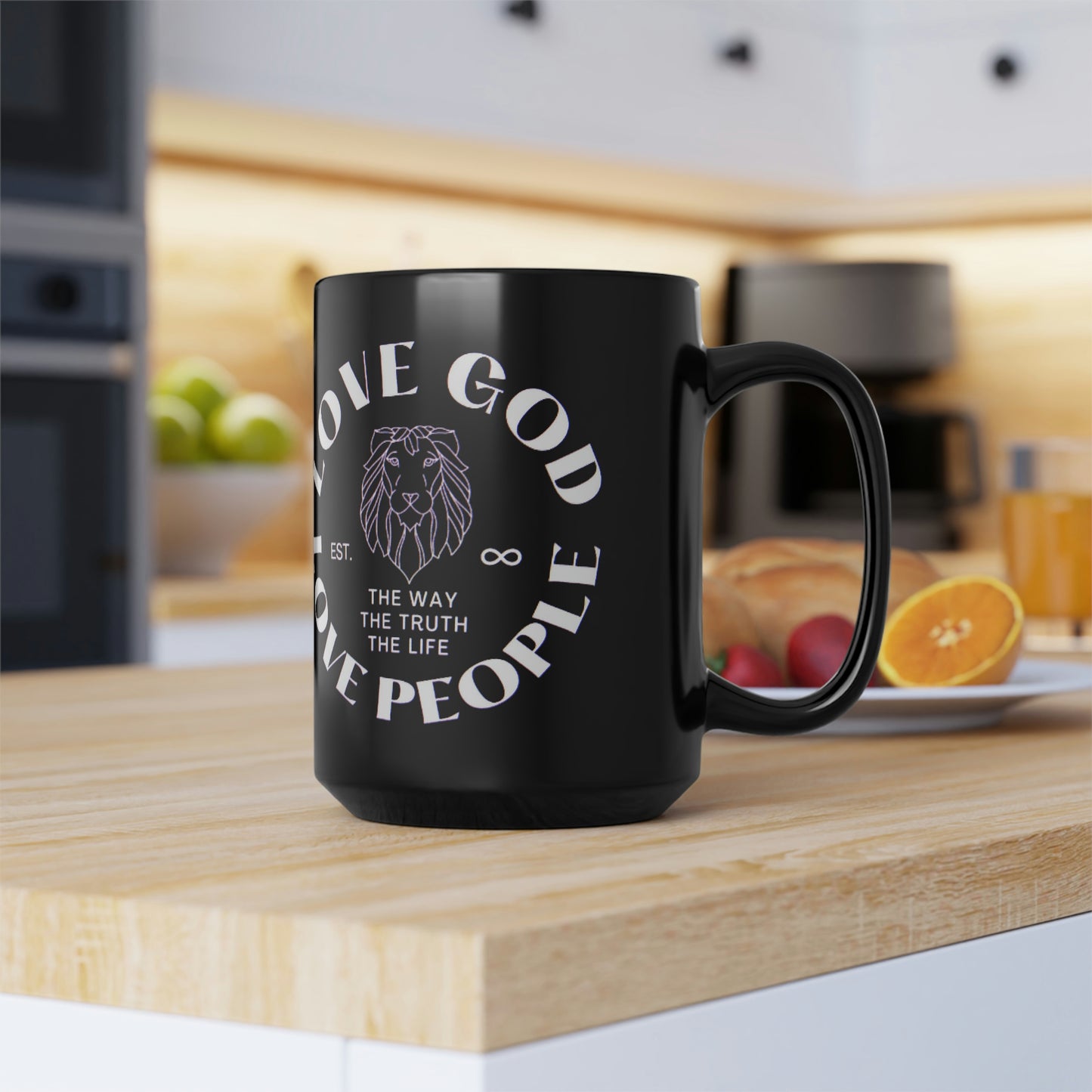 Black Mug, 15oz