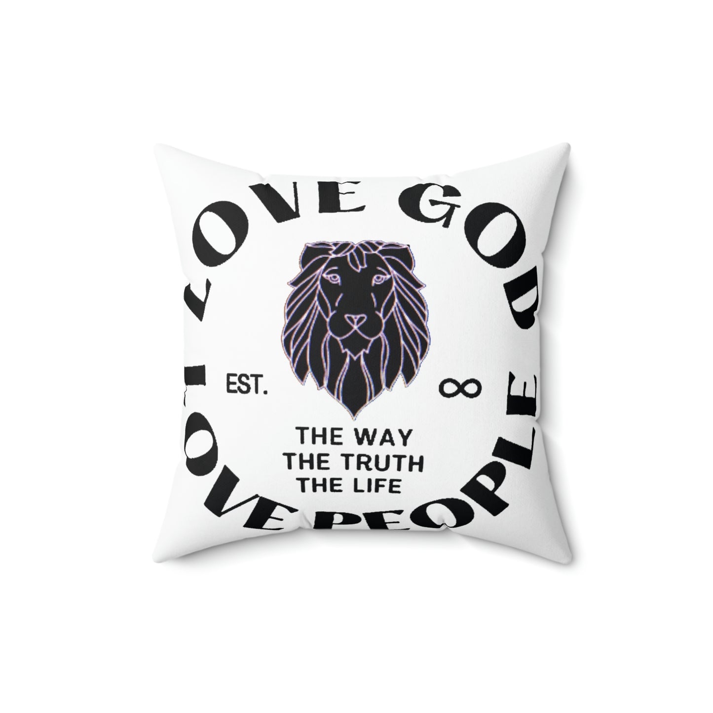 Spun Polyester Square Pillow Case