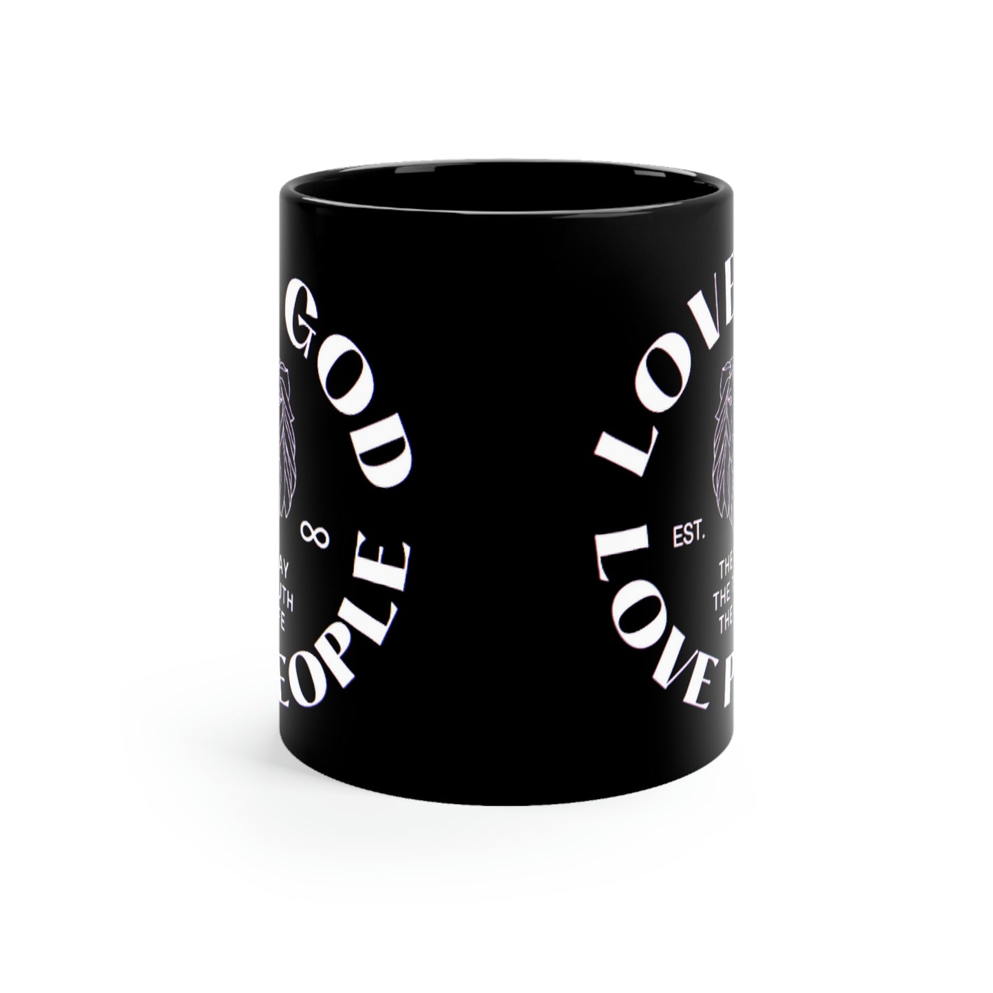 Black mug 11oz