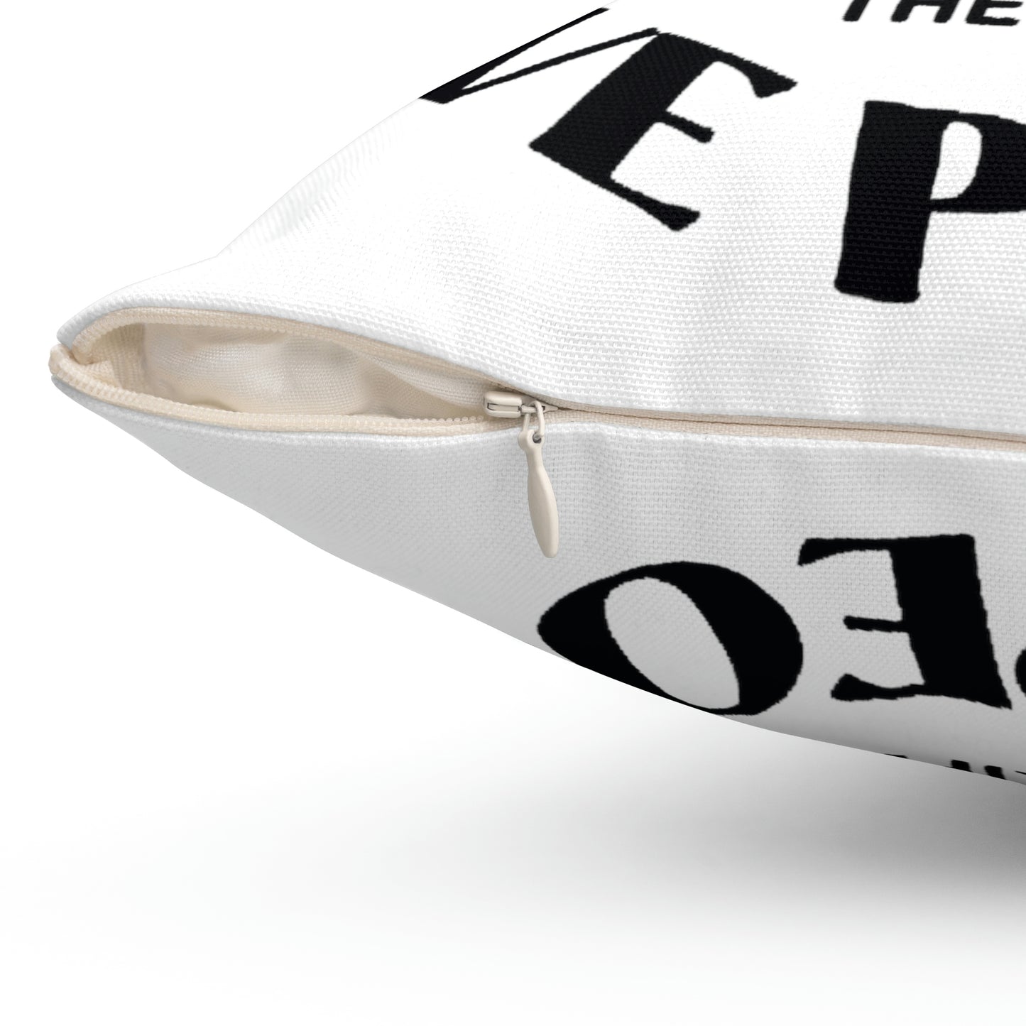 Spun Polyester Square Pillow Case