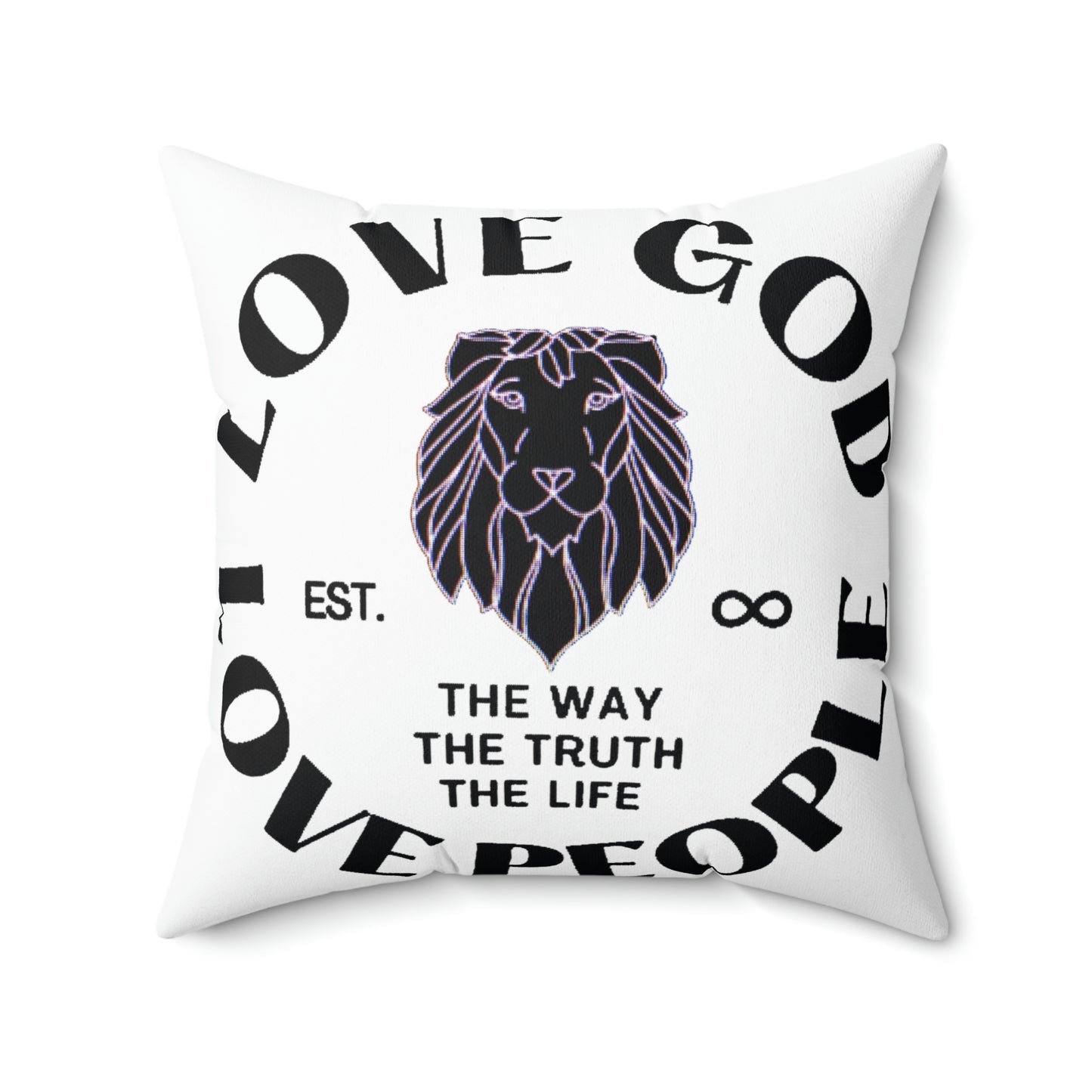 Spun Polyester Square Pillow Case