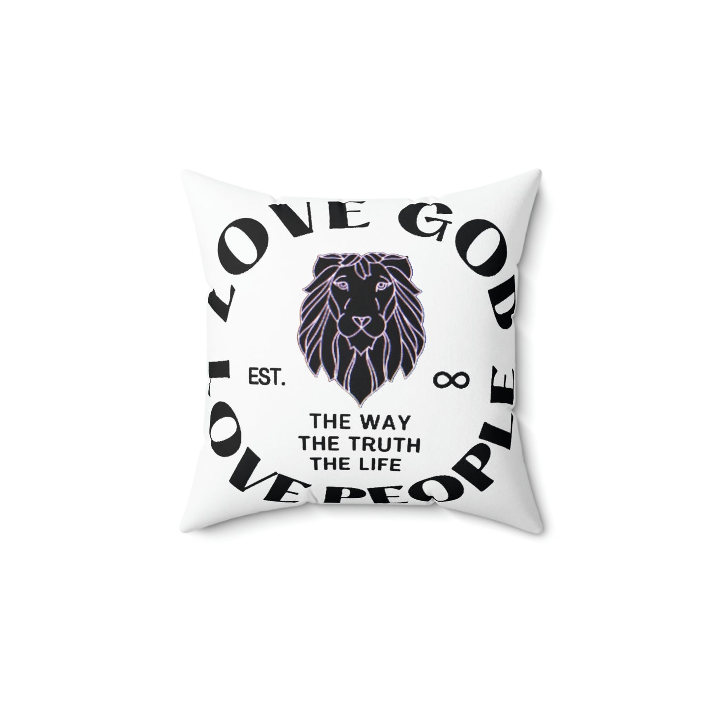 Spun Polyester Square Pillow Case