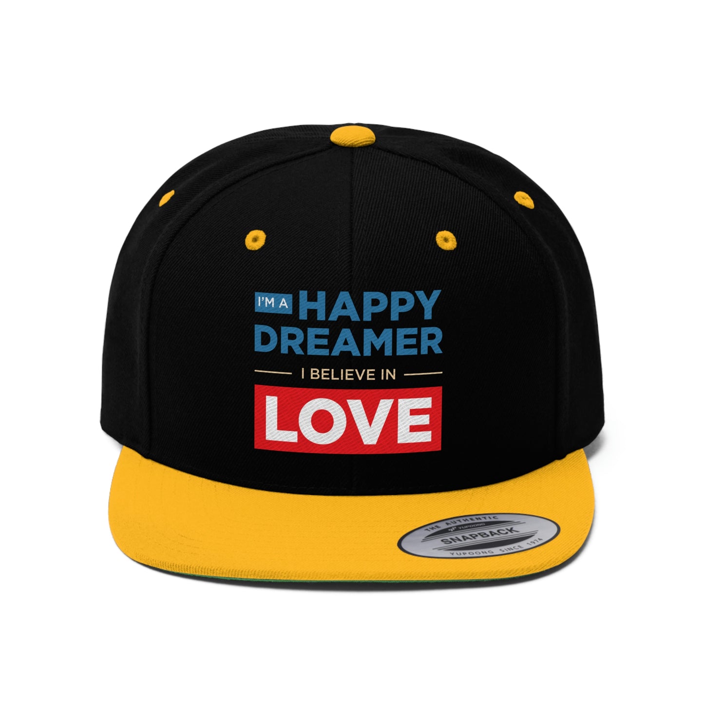 Unisex Flat Bill Hat