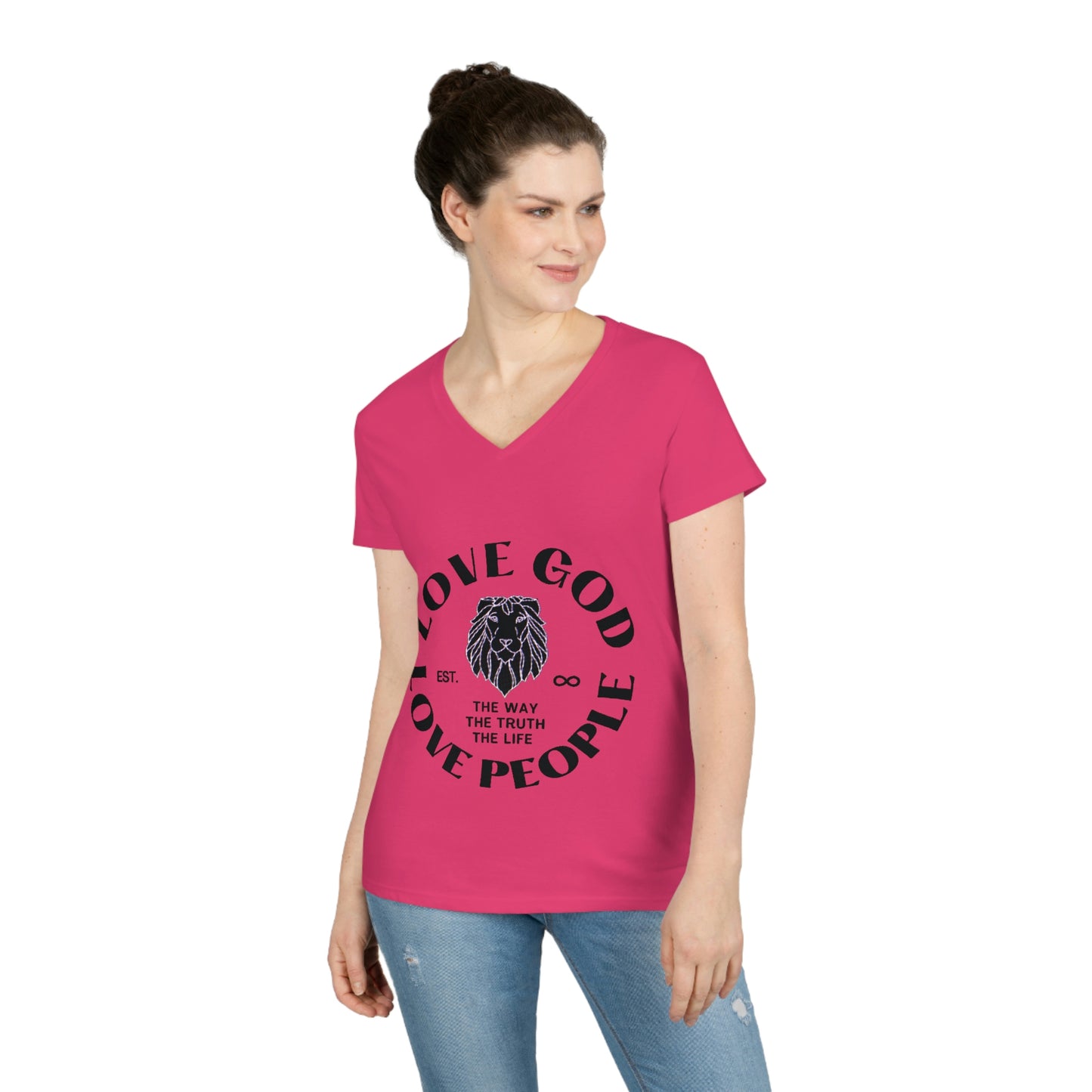 Ladies' V-Neck T-Shirt