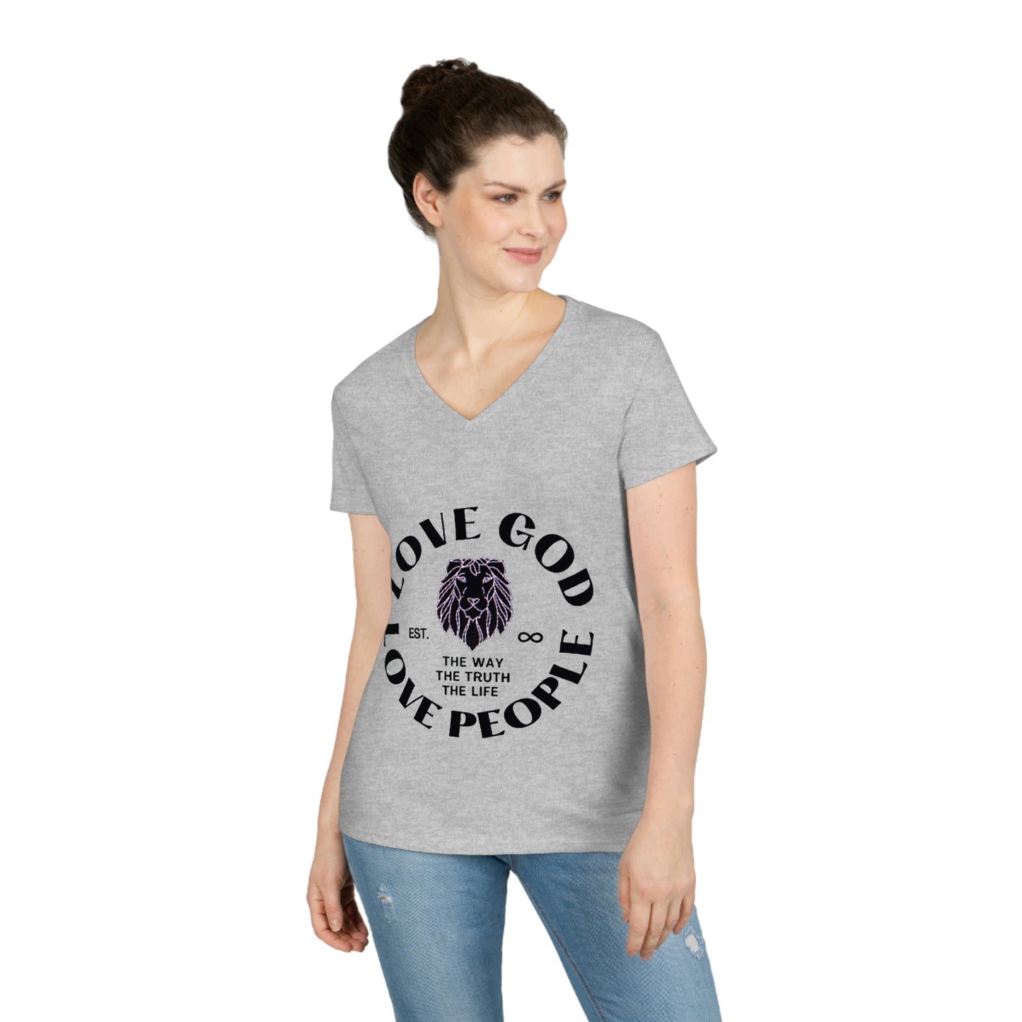 Ladies' V-Neck T-Shirt